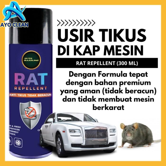 Jual Pengusir Tikus Di Mesin Mobil Paling Ampuh Rat Repellent Anti ...