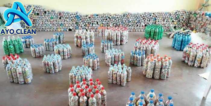 Cara membuat ecobrick kursi dan meja