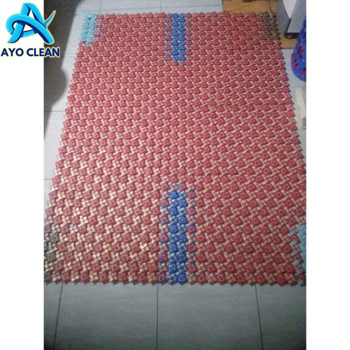 Cara membuat anyaman TIKAR UNIK dari bungkus Kopi Kapal API | Bungkus ...