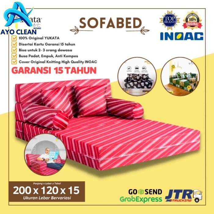 Jual Sofa Bed Inoac 3 IN 1 Ukuran 200 x 180 x 20cm Original Garansi ...
