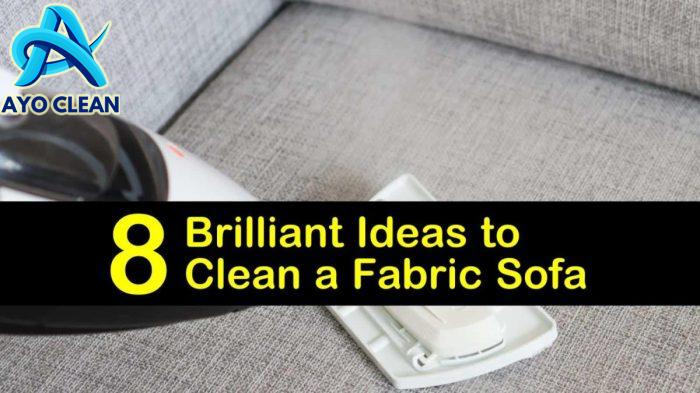 8 Brilliant Ideas to Clean a Fabric Sofa