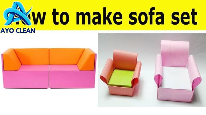 Cara membuat sofa bayi
