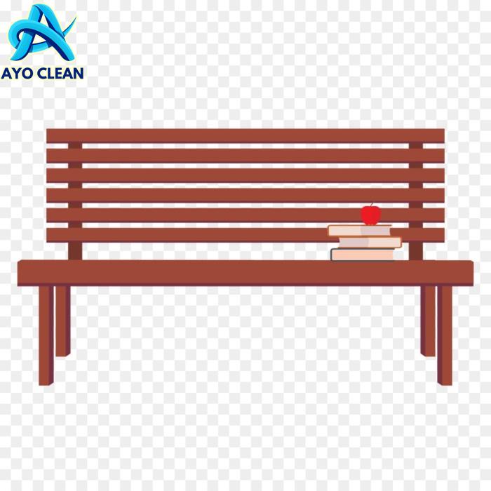 Cara menggambar kursi taman