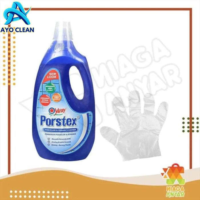 Jual PORSTEX 1000 ML PEMBERSIH KERAMIK KERAK LANTAI CLOSET KLOSET KAMAR ...