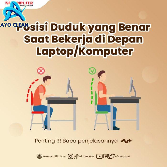 Posisi Duduk yang Benar Saat Bekerja di Depan Komputer – NF Computer