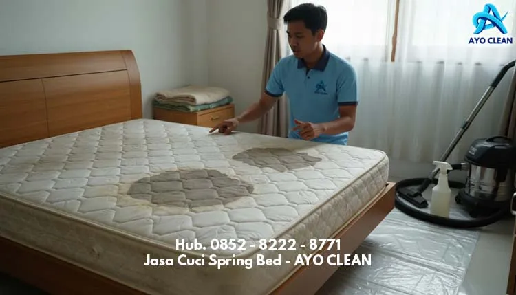 Jasa Cuci Spring Bed Terdekat di Serang Baru