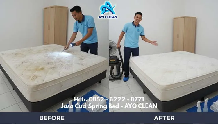 Jasa Cuci Spring Bed Terdekat di Serang Baru