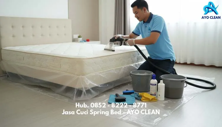 Jasa Cuci Spring Bed Terdekat di Serang Baru