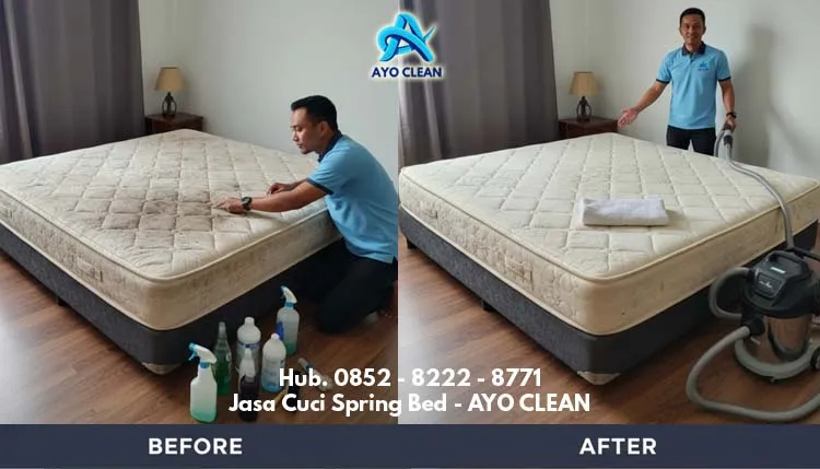 Jasa Cuci Spring Bed Murah 6